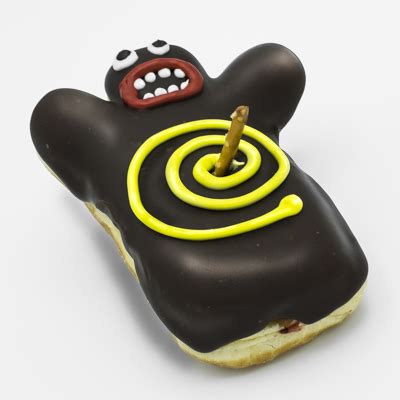 Voodoo doll donut